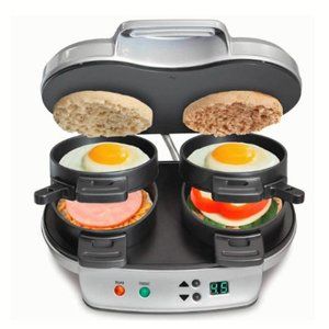 Dual Breakfast Sandwich Maker